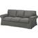 Ikea Ektorp Hakebo Dark Grey Sofa 218cm 3 personers