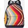 Paul Smith Swirl Striped Leather Backpack Multi