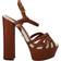Dolce & Gabbana Brown Platform Leather Sandals Shoes EU40/US9.5