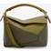 Loewe Womens Olive Green/khaki Puzzle Edge Small Leather Cross-body bag 1 Size