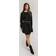 Michael Kors MK Satin Belted Mini Dress Black