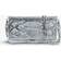 Zadig & Voltaire Rock Quilted Metallic Clutch Silver One size