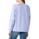 Vero Moda Doffy O-Neck Long Sleeved Knitted Sweater - Blue/Jacaranda