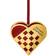 Nordahl Andersen Heart With Engraved Name & Date Gold Juletræspynt 8cm