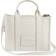Marc Jacobs The Leather Medium Tote Bag - Cotton/Silver