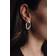 Sorelle Jewellery Flow Earrings - Silver/Pearls/Green