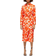 Object Jacira Tilda Shirt Dress - Dark Orange