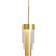 Ebb & Flow A-spire Brushed Brass/Clear Pendel 14cm