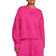 Nike Women's Sportswear Phoenix Fleece Oversized Crew-Neck Sweatshirt - Fireberry/Black