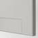 Ikea Metod White/Lerhyttan Light Grey Opbevaringsskab 40x88cm