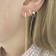Stine A Big Dot Curl Left Earrings - Gold/Transparent