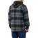 Carhartt Men's Flannel Fleece Lined Hooded Shirt Jacket - Elm