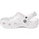 Crocs Toddler Classic Starry Glitter Clog - White/Silver