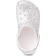 Crocs Toddler Classic Starry Glitter Clog - White/Silver