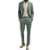 Selected Oasis Slim Fit Suit Trousers - Light Green Melange