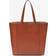 Adax Portofino Shopper Line Bag - Brown