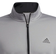 adidas Quarter Zip Golf Pullover - Grey Three/Black