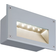SLV Brick LED Downunder Silver/Grey Vægarmatur