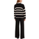 Selected Bloomie Striped Knitted Jumper - Black
