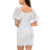 Shein Clasi Ladies' Solid Color Short Raglan Puff Sleeve Mini Dress