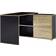 Germania Integrated Sliding Door Anthracite/Sonoma Oak Skrivebord 60x120cm
