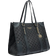 River Island Jacquard RI Monogram Shopper Bag - Black
