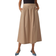 Vero Moda Cilla High Waist Long Skirt - Brown/Silver Mink