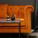 Venture Design Velvet Orange Sofa 217cm 3 personers
