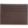 Tommy Hilfiger Signature Premium Leather Credit Card - Coffee Bean