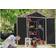 Canopia by Palram Rubicon 6x8 Dark Grey Plastic Shed (Areal 4.2 m²)