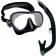 Oceanic Shadow Mask Snorkeling Set Deluxe