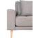 House Nordic Large Chaise Longue Light Gray Sofa 290cm