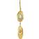 Maanesten Sika Single Earring - Gold/Prehnite/Moonstone