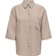 Only Divya Striped Oversized Shirt - White/Beige