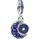 Pandora Sparkling Moon Spinning Dangle Charm - Silver/Blue