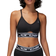 Nike Jordan Indy Women's Light Support Sports Bra - Black/White/Stealth