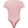 PrettyLittleThing Logo Short Sleeve Bodysuit - Light Pink