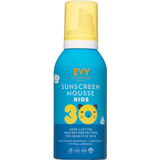 EVY Sunscreen Mousse SPF30 150ml - Solcreme til børn test - TIl den lille