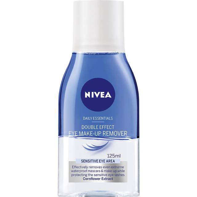 Nivea Daily Essentials Double Effect Eye Make-Up Remover 125ml - Bedste makeup fjerner - Dinskønhed.dk