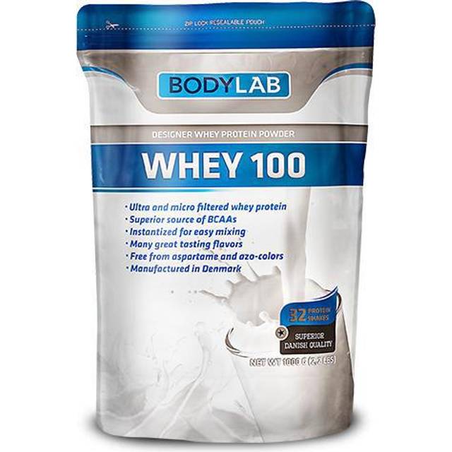 Bodylab Whey 100 Chokolade 1kg - Gave til far - MOREFEWS