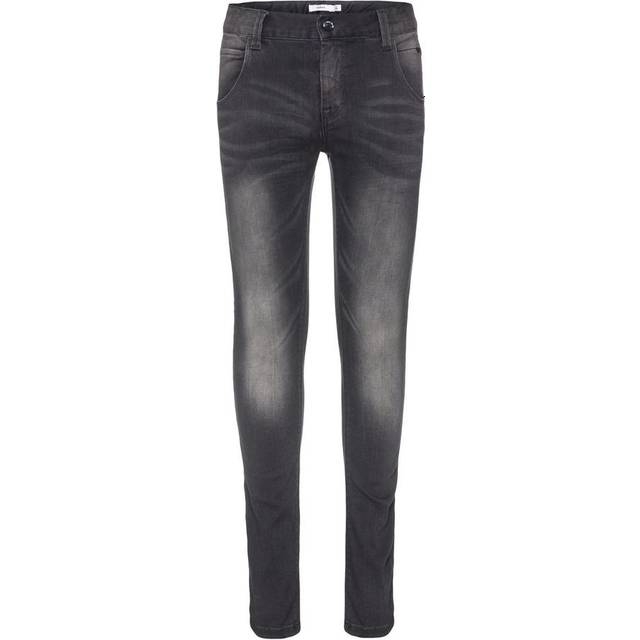 Super It • Grey/Dark » X-Slim - Denim Stretch Grey Name (13136521) Jeans Pris
