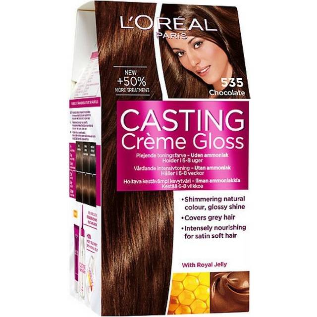 L'Oréal Paris Casting Crèmegloss #535 Chocolate 160ml - Guide: Fra mørkt til lyst hår - Dinskønhed.dk