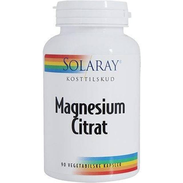 Solaray Magnesium Citrat 90 stk - Magnesium søvn - Sleepzen.dk