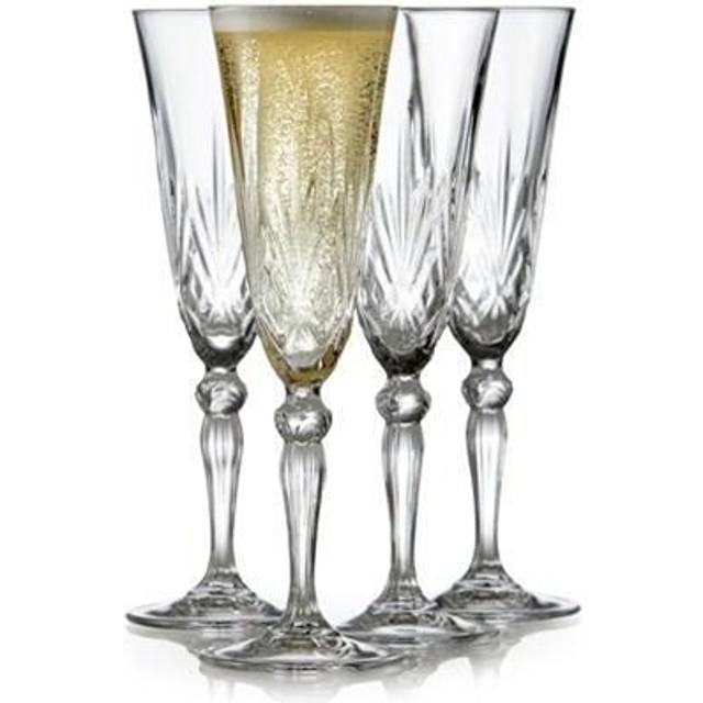 Lyngby Melodia Champagneglas 16cl 4stk - Gaver til forældre - MOREFEWS