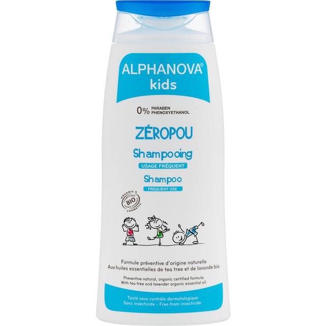 Alphanova Kids Zeropou Shampoo 200ml - Bedste luseshampoo - Dinskønhed.dk