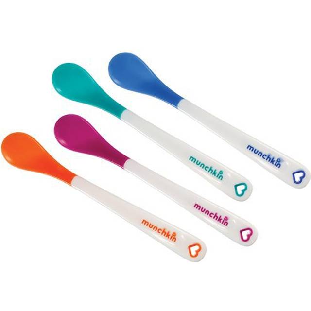 Munchkin White Hot Safety Spoons 4 Pack 3M+