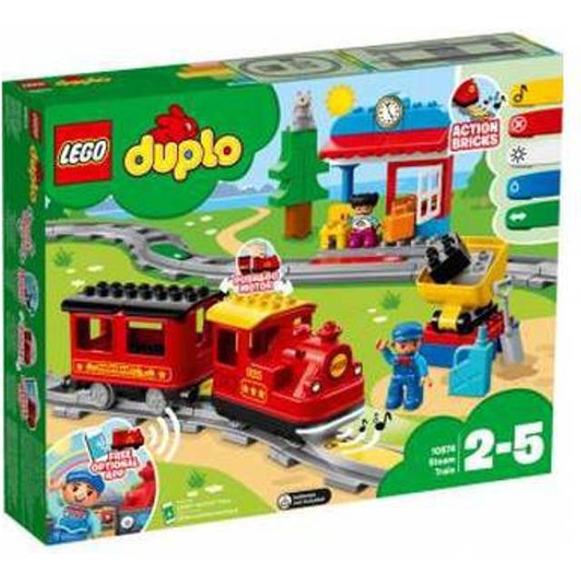 Lego Duplo Steam Train 10874 - Legetøj til 1 årig - TIl den lille