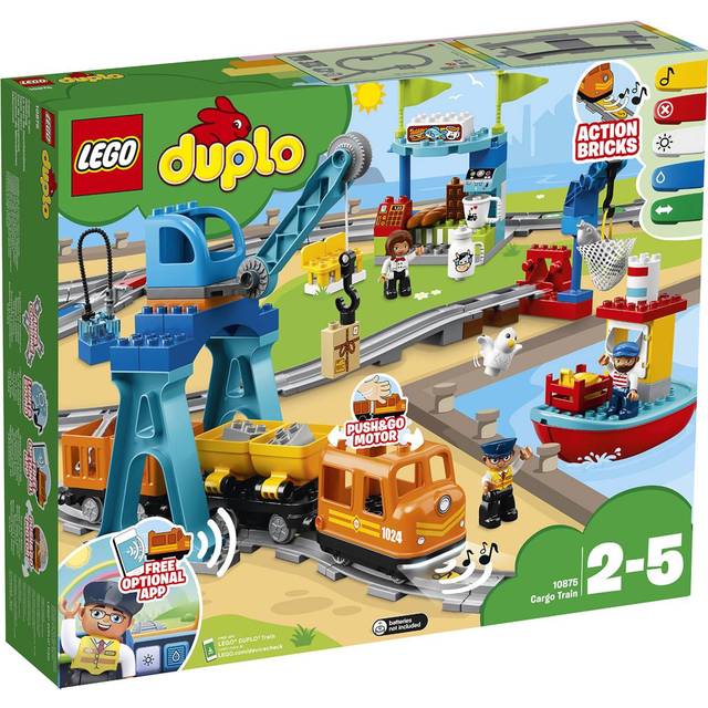 Lego Duplo Cargo Train 10875 - Gaver til 1 årig - TIl den lille