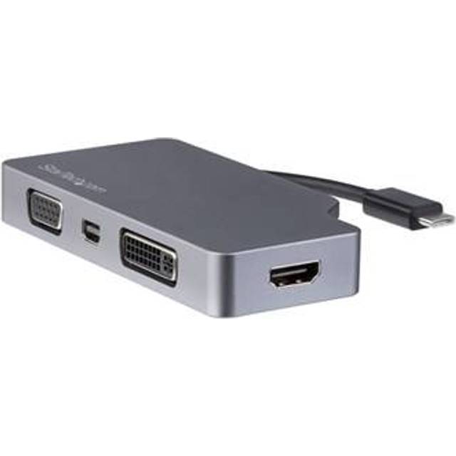 Deltaco 0.2m USB-C to HDMI Adapter - Space Grey | USBCHDMI9