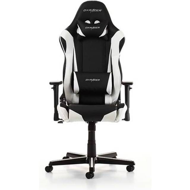 DxRacer Racing R0-NW Gaming Chair - Black/White - Gamer stol test - Datalife.fk